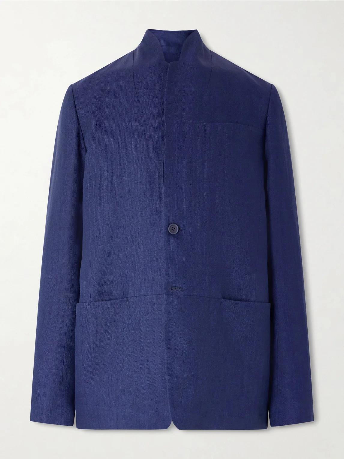 Ellen Linen and Cotton-Blend Blazer - 1