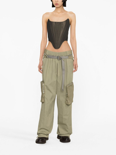 Dion Lee belted-waist Blouson trousers outlook