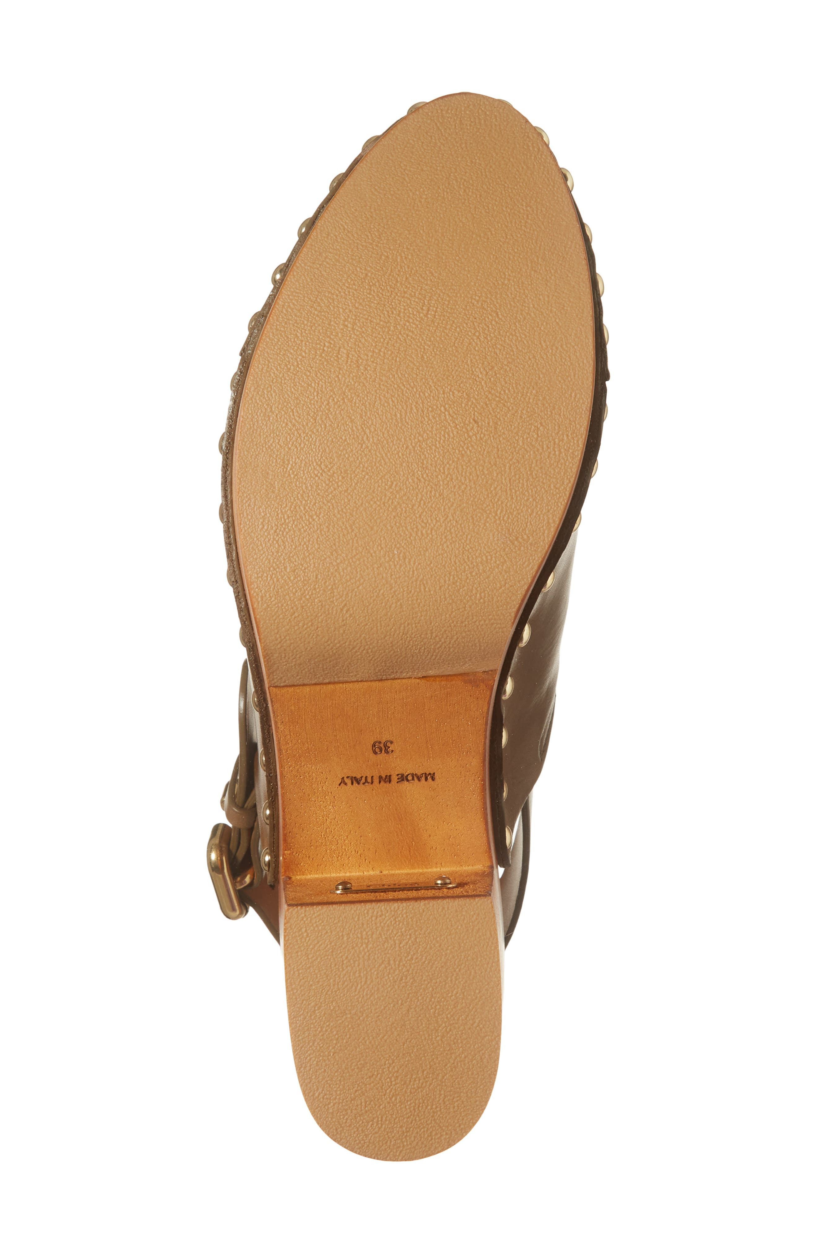 Chloé Jeannette Platform Clog in Olive at Nordstrom - 6