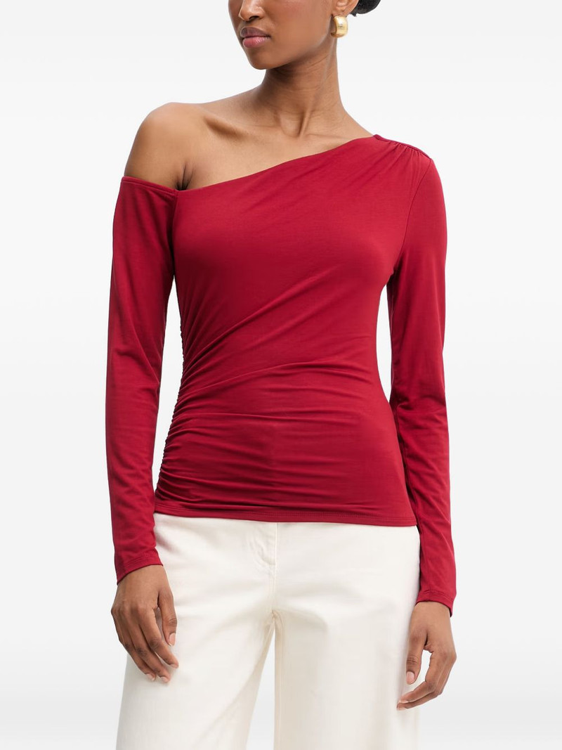 one-shoulder long-sleeve top 1