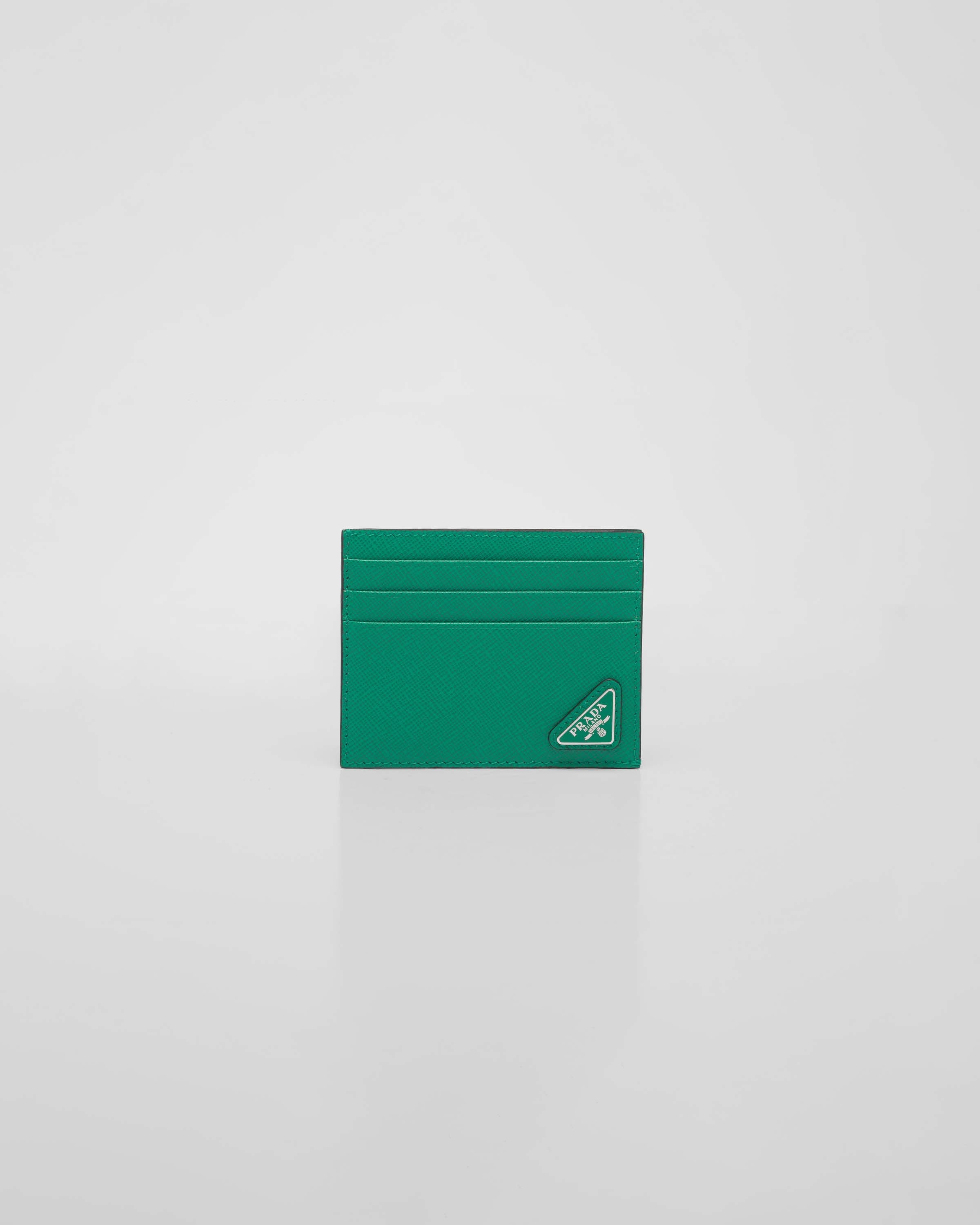 Saffiano leather card holder - 1