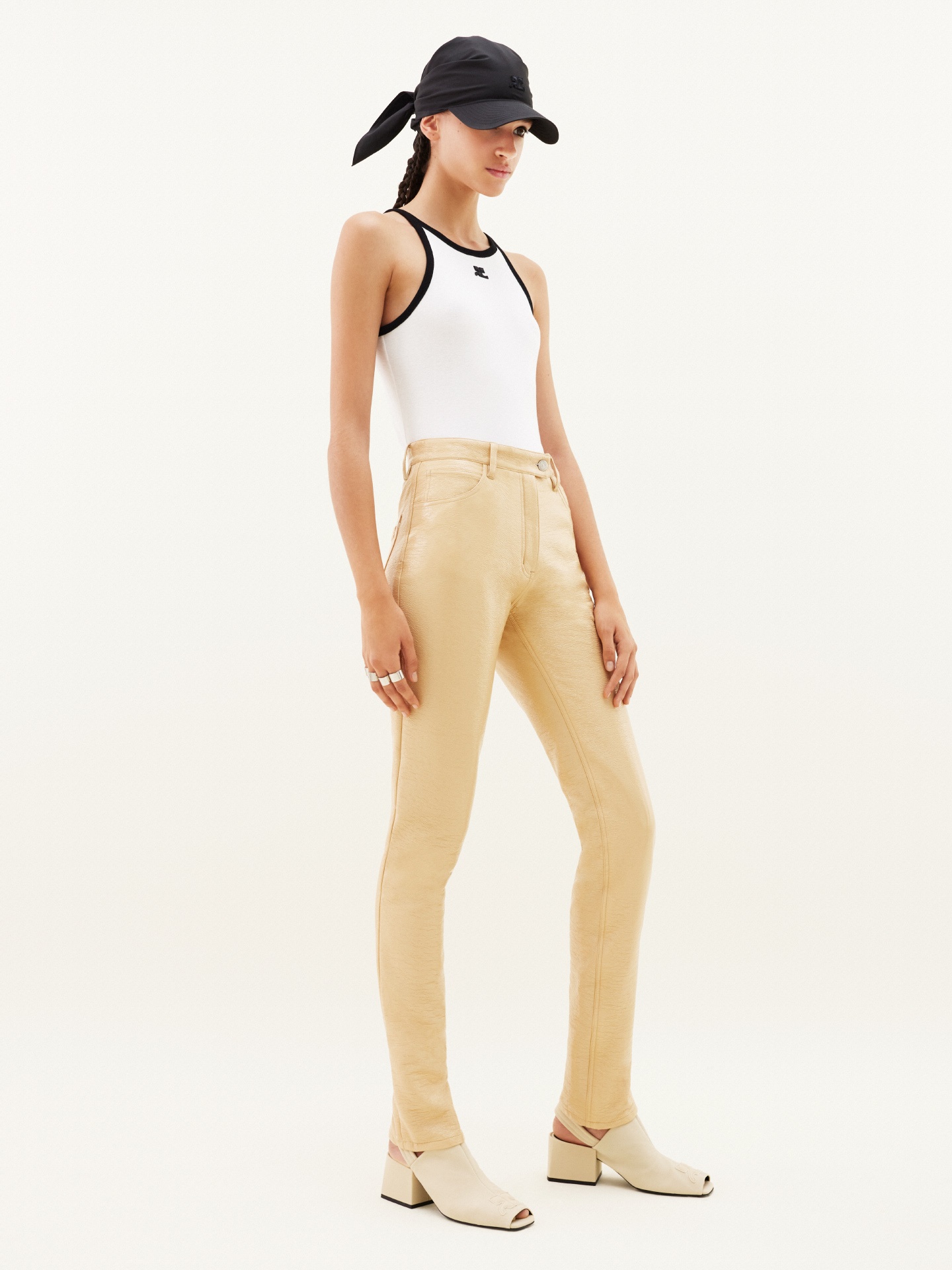 VINYL 5 POCKETS TROUSERS - 3