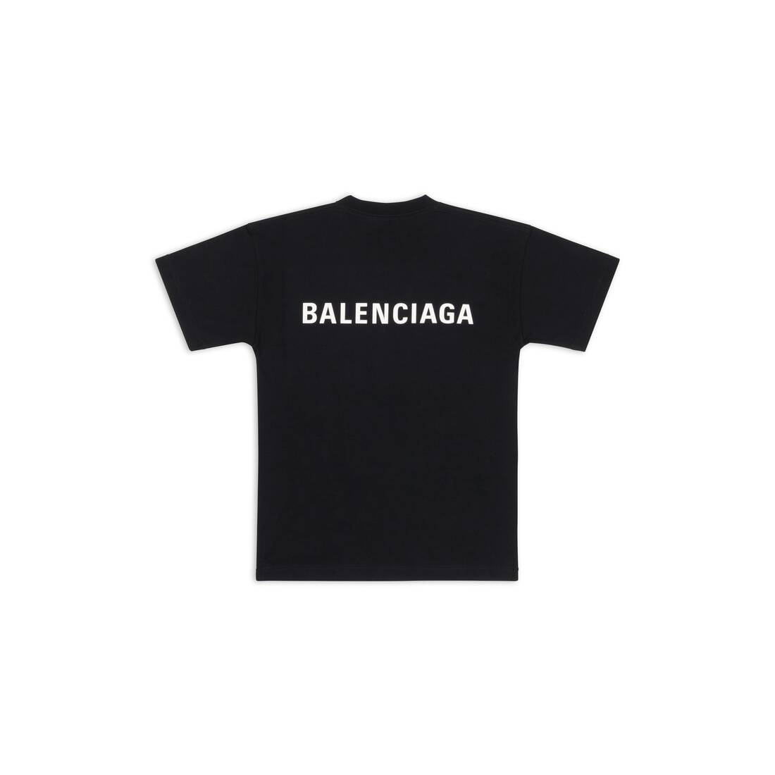 Women's Balenciaga T-shirt Large Fit in Black - 2