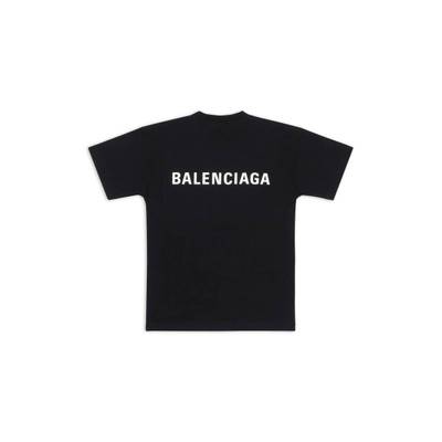 BALENCIAGA Women's Balenciaga T-shirt Large Fit in Black outlook