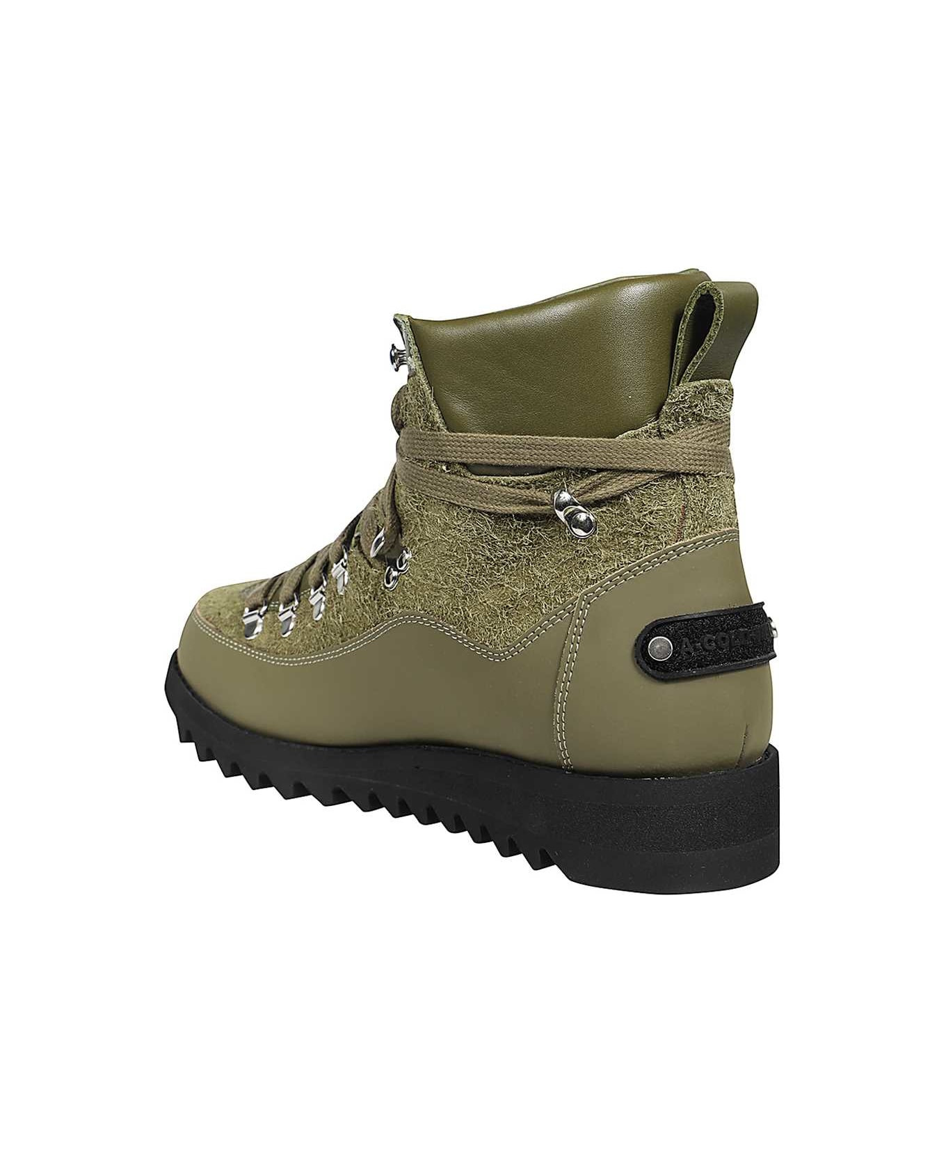 Lace-up Ankle Boots - 3