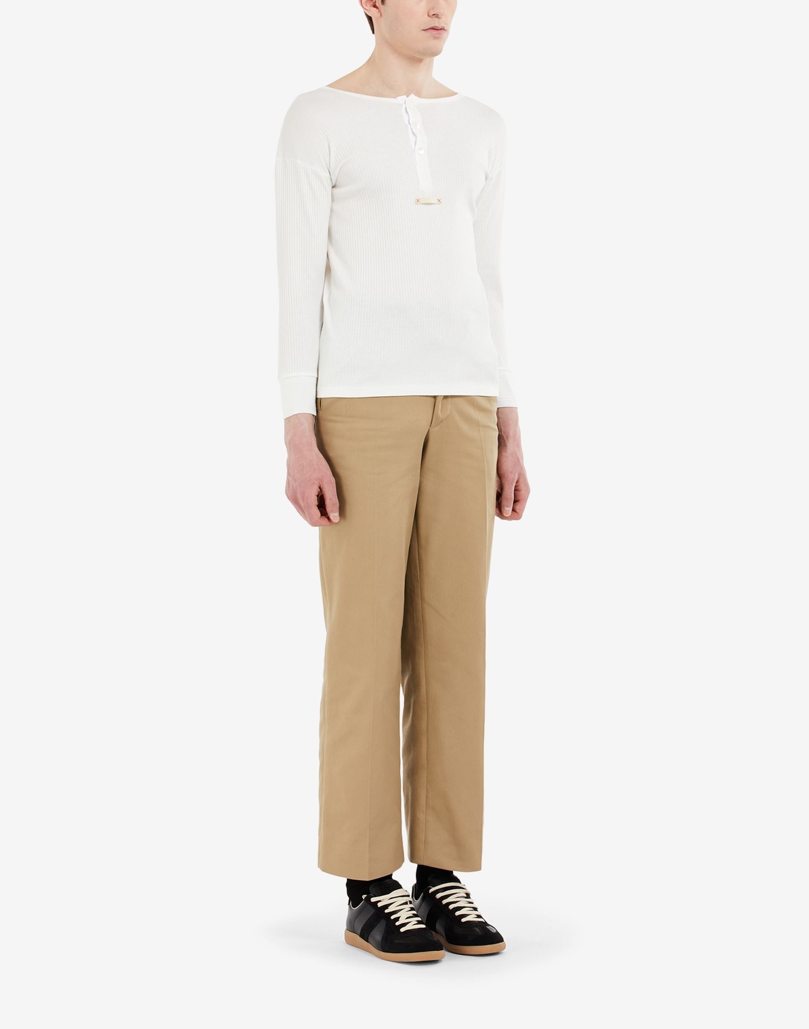 High-waisted pleated trousers - 3