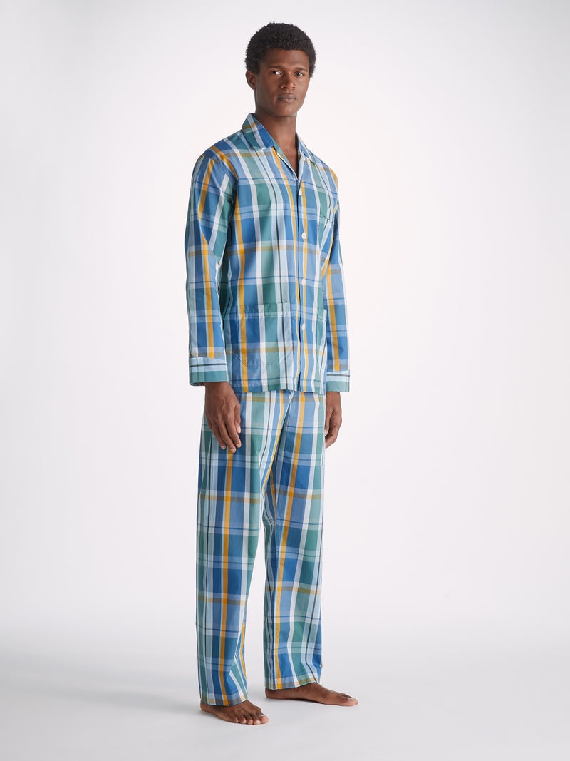 DEREK ROSE Barker gingham cotton-poplin pajama pants