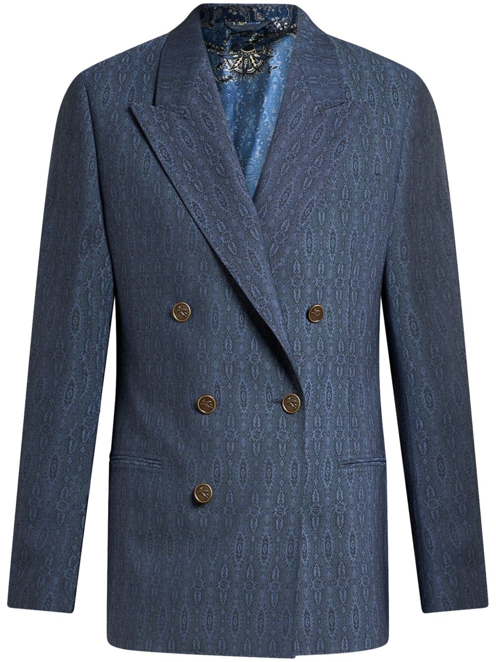 double-breasted blazer - 1