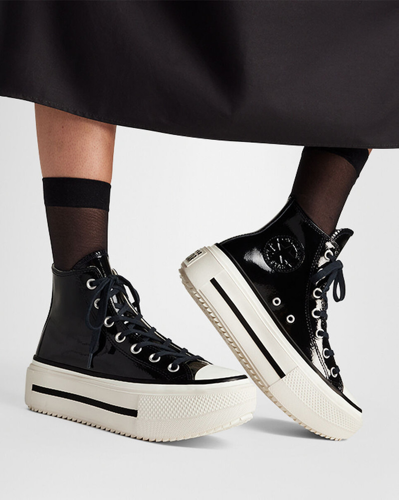 Chuck Taylor All Star Lift Double Stack Platform Patent Leather 9
