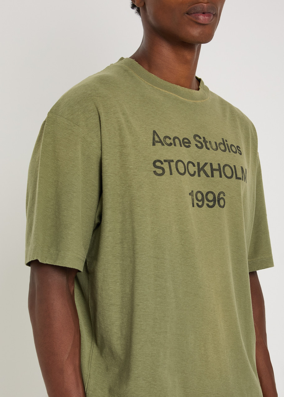 Acne Studios Logo Cotton-blend T-shirt - 5