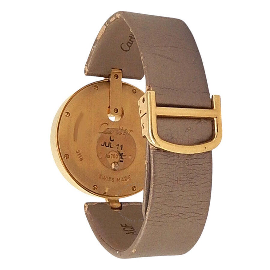 Pre-owned Cartier Captive De Cartier Quartz Diamond Silver Dial Ladies Watch WG600010 - 4