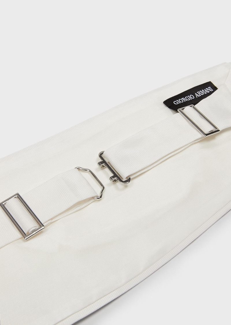 Silk-satin tuxedo cummerbund 7