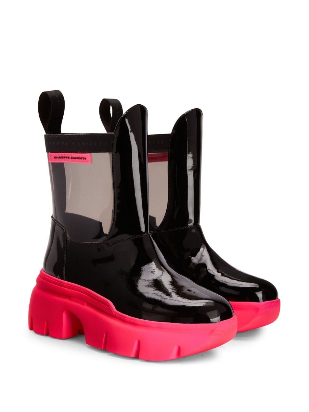 Apocalypse Riot logo-patch boots - 2