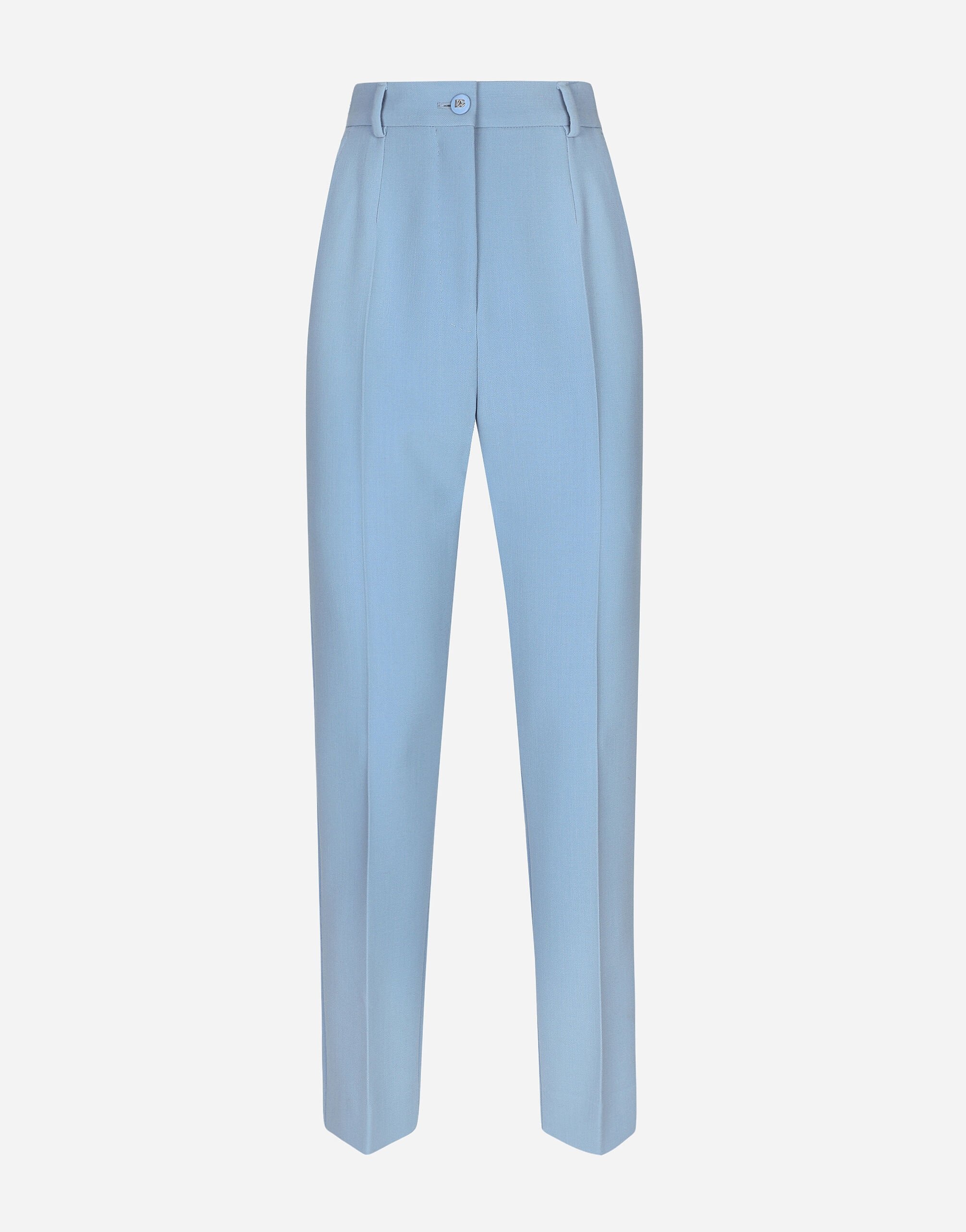 Tailored wool crêpe pants - 1