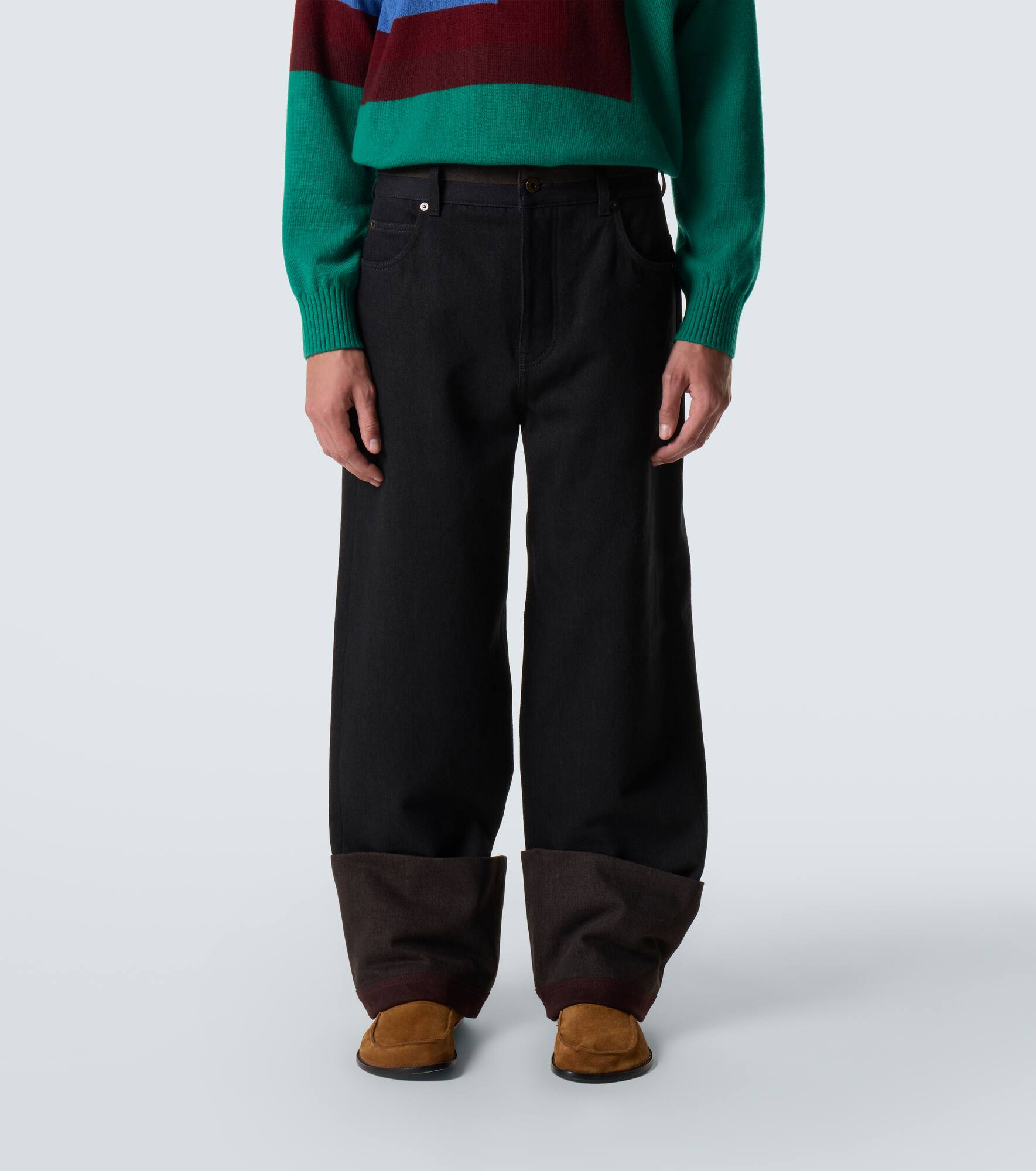 Mid-rise straight jeans - 3