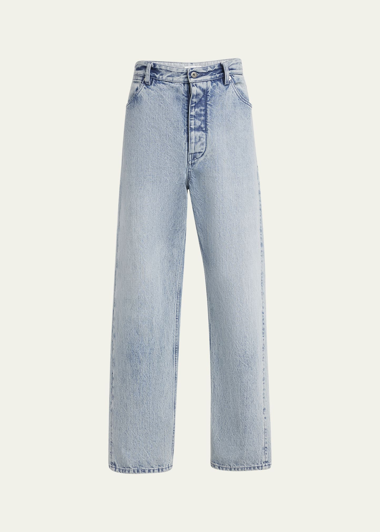 Men's Relaxed-Fit Acid Wash Jeans - 1