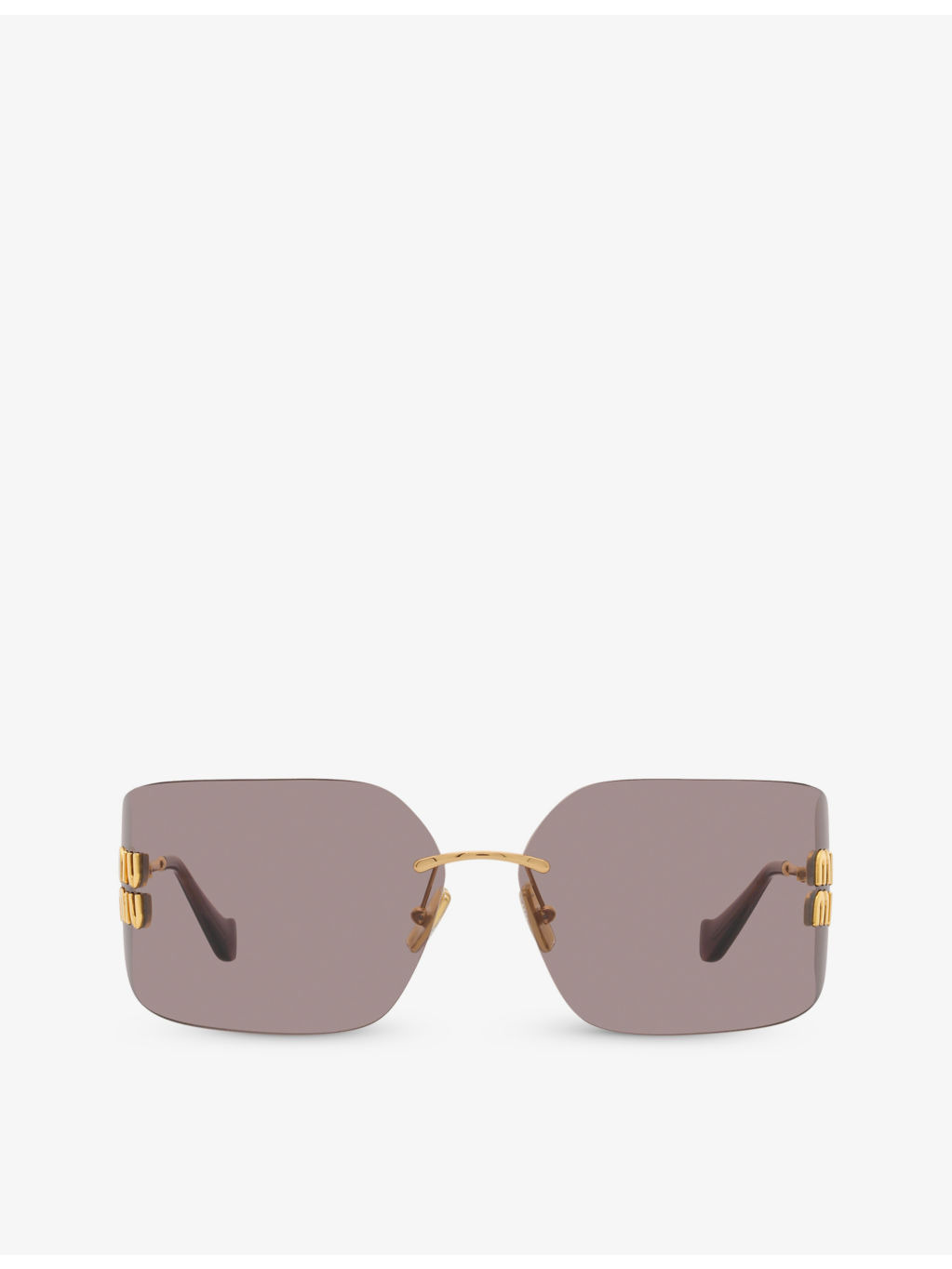 MU 54YS square-frame metal sunglasses - 1