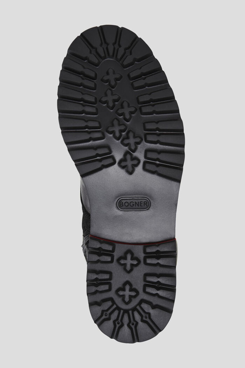 Courchevel Mid-calf boots in Black/Red 6