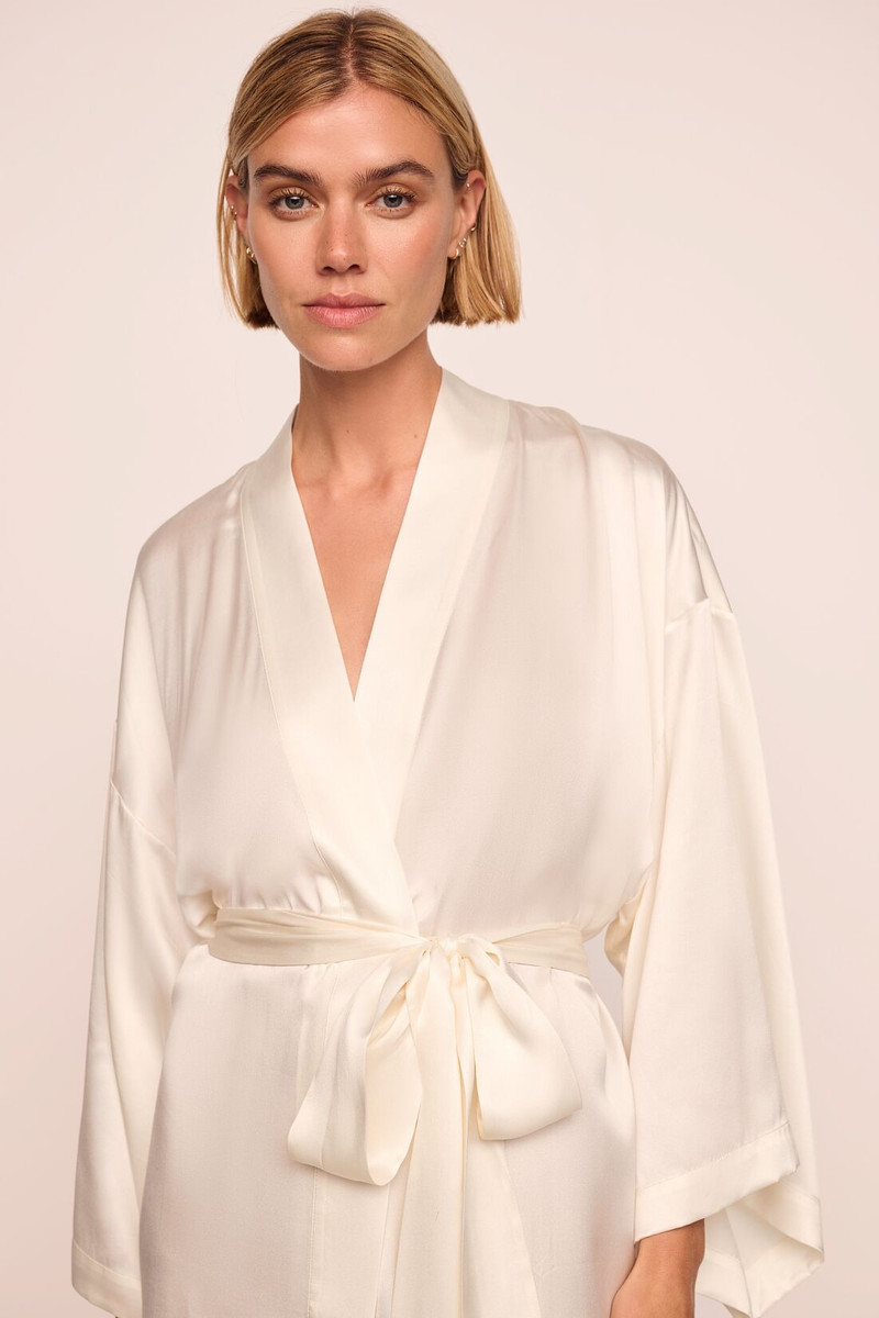 eberjey Inez Washable Silk Robe outlook