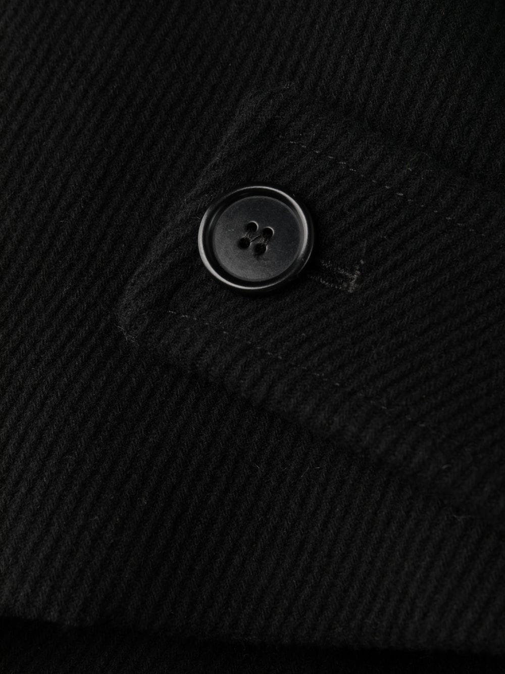 hooded zip-front mid-length coat - 5