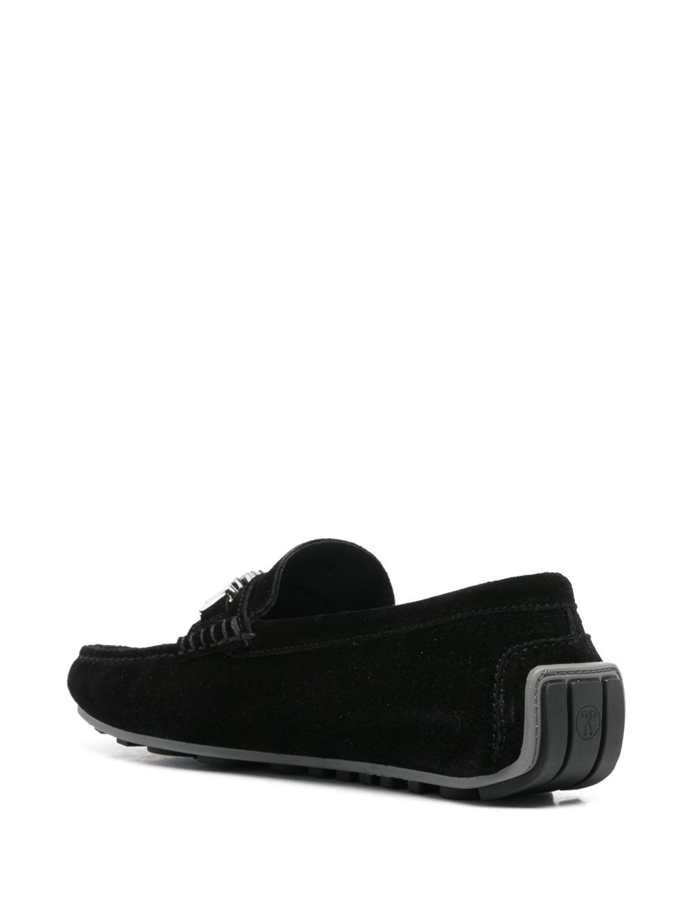 logo-plaque loafers - 3
