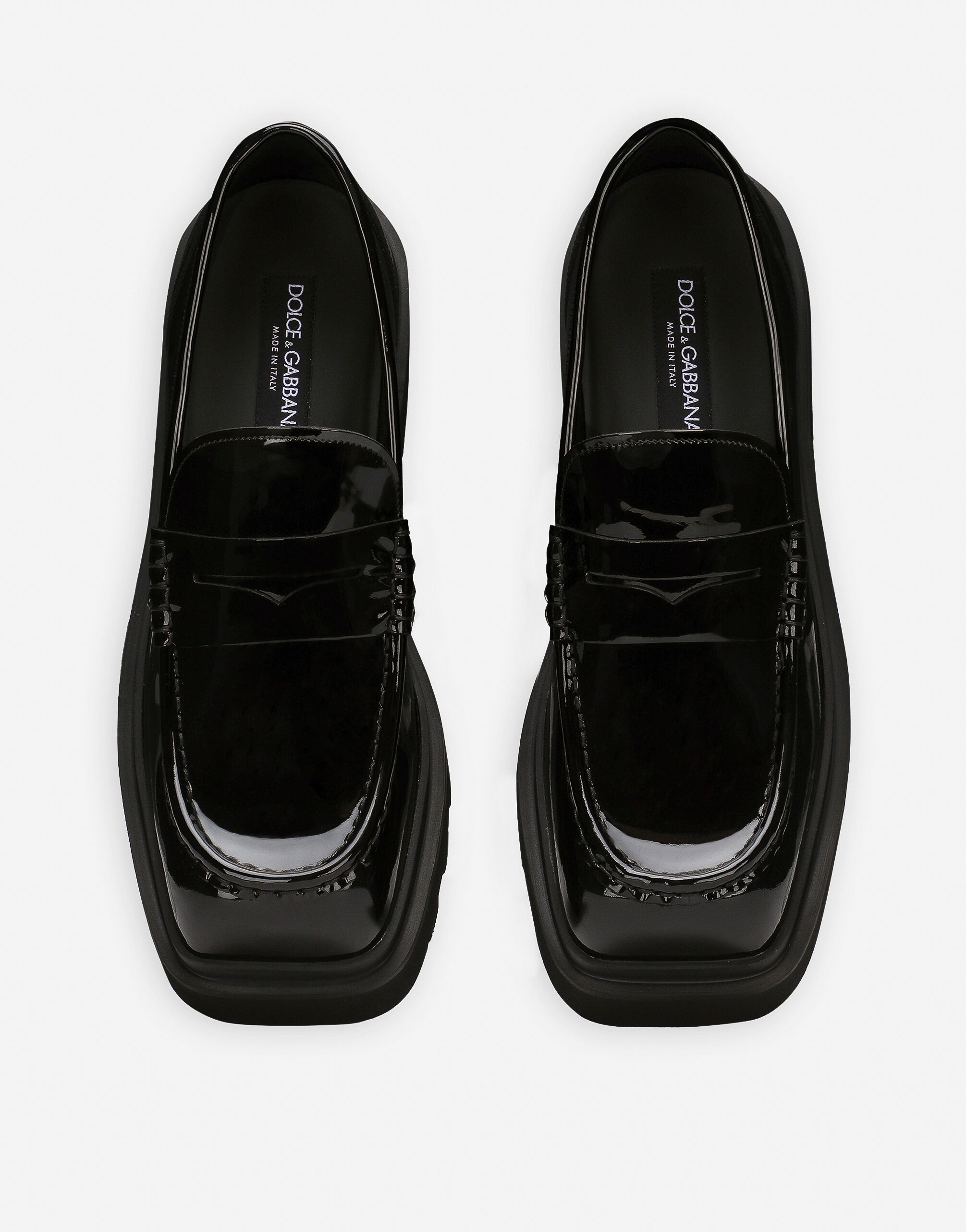 Patent leather loafers - 4