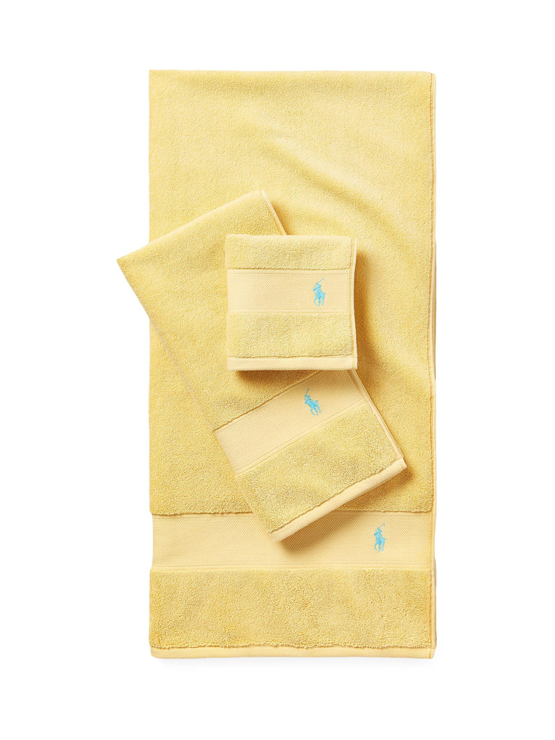 Polo Player Cotton Towel Collection - Corn Yellow 3
