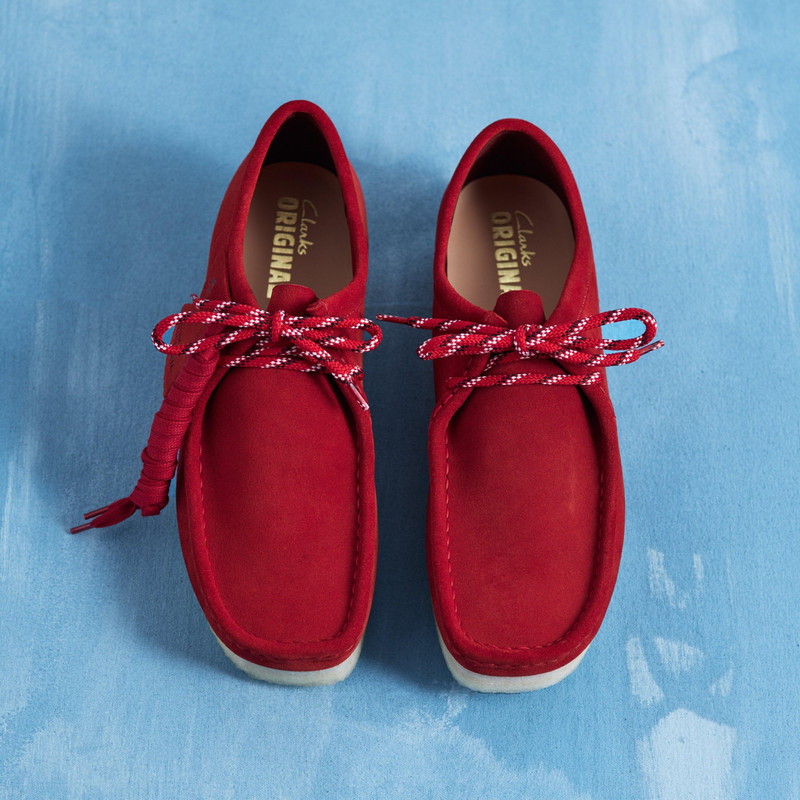 Wallabee Deep Red Suede 2