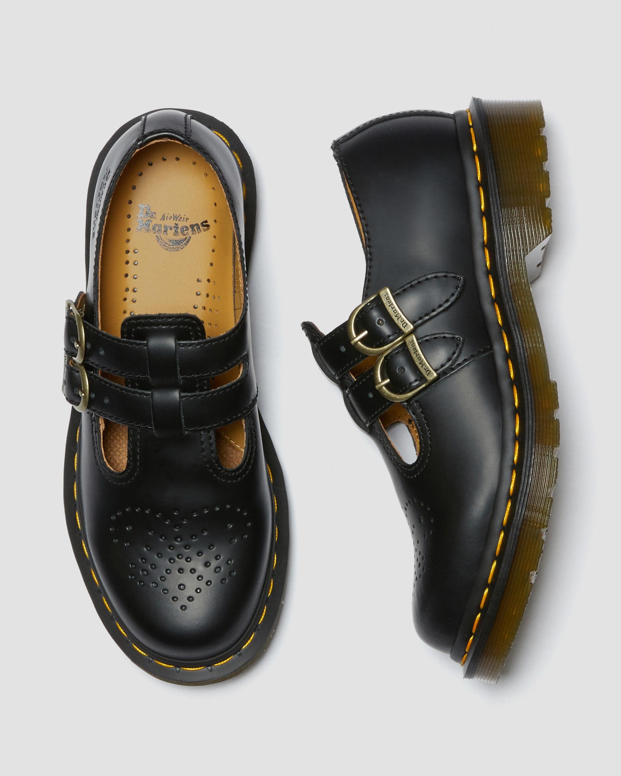 8065 Smooth Leather Mary Jane Shoes - 2