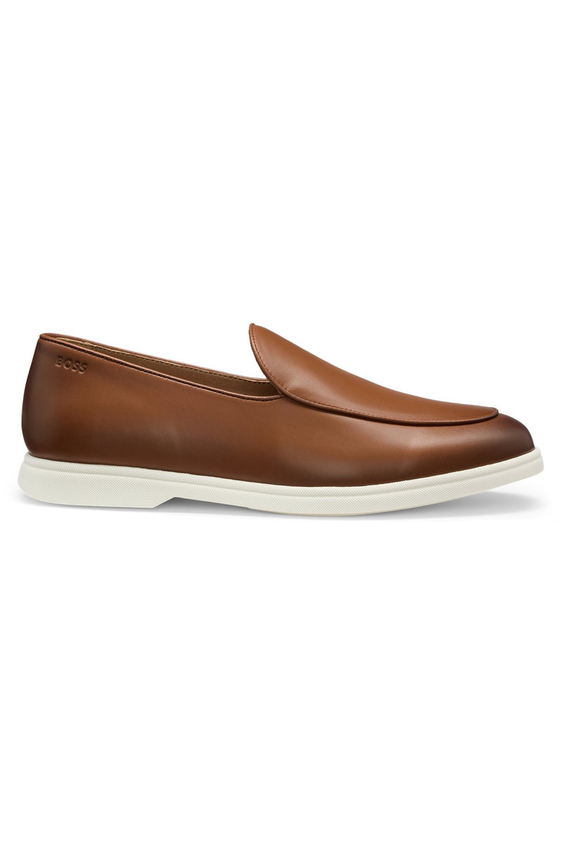 NAPPA-LEATHER LOAFERS WITH CONTRAST OUTSOLE 1
