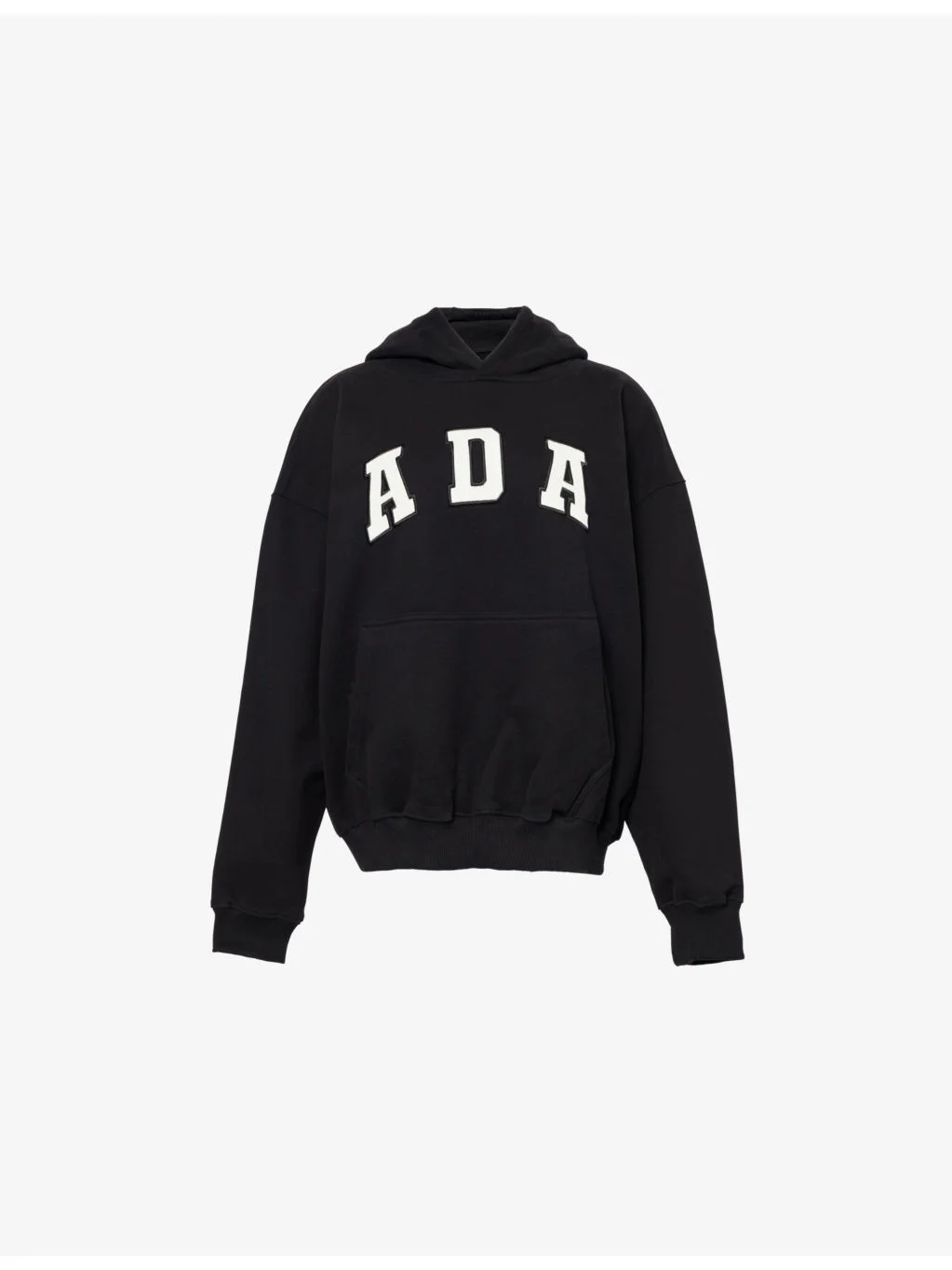 Oversized-fit Logo-Embroidered Cotton Hoody - 1