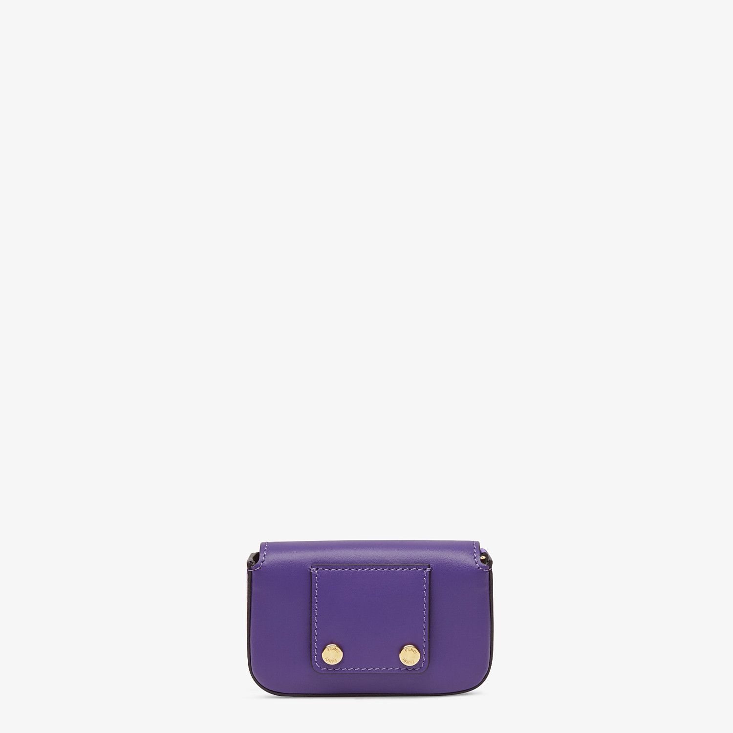 Purple leather charm - 4