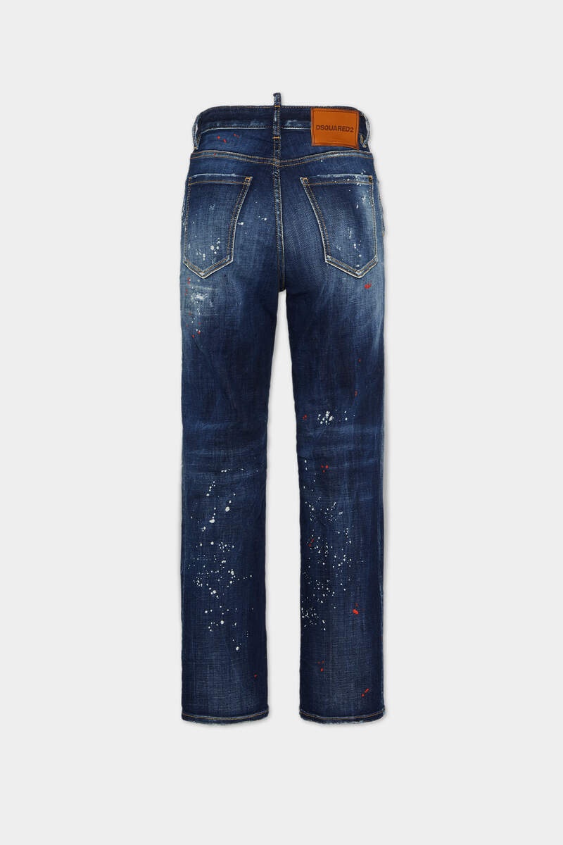 MEDIUM EASY RED SPOTS WASH BOSTON JEANS - 2