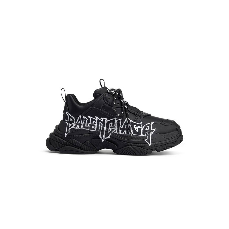 Men's Triple S Sneaker Diy Metal in Black/white - 1