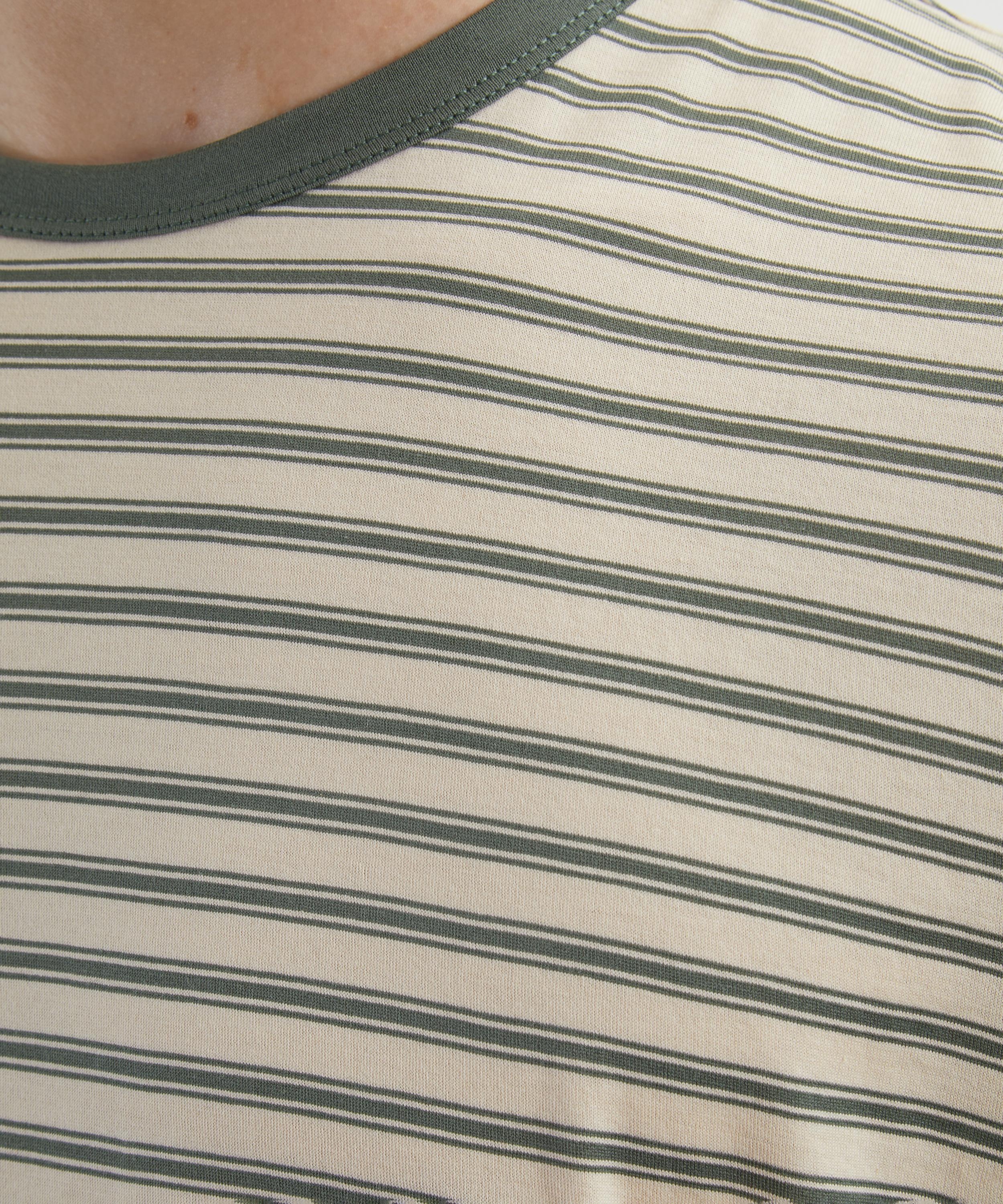 Dusk Green Vintage Stripe T-Shirt - 5