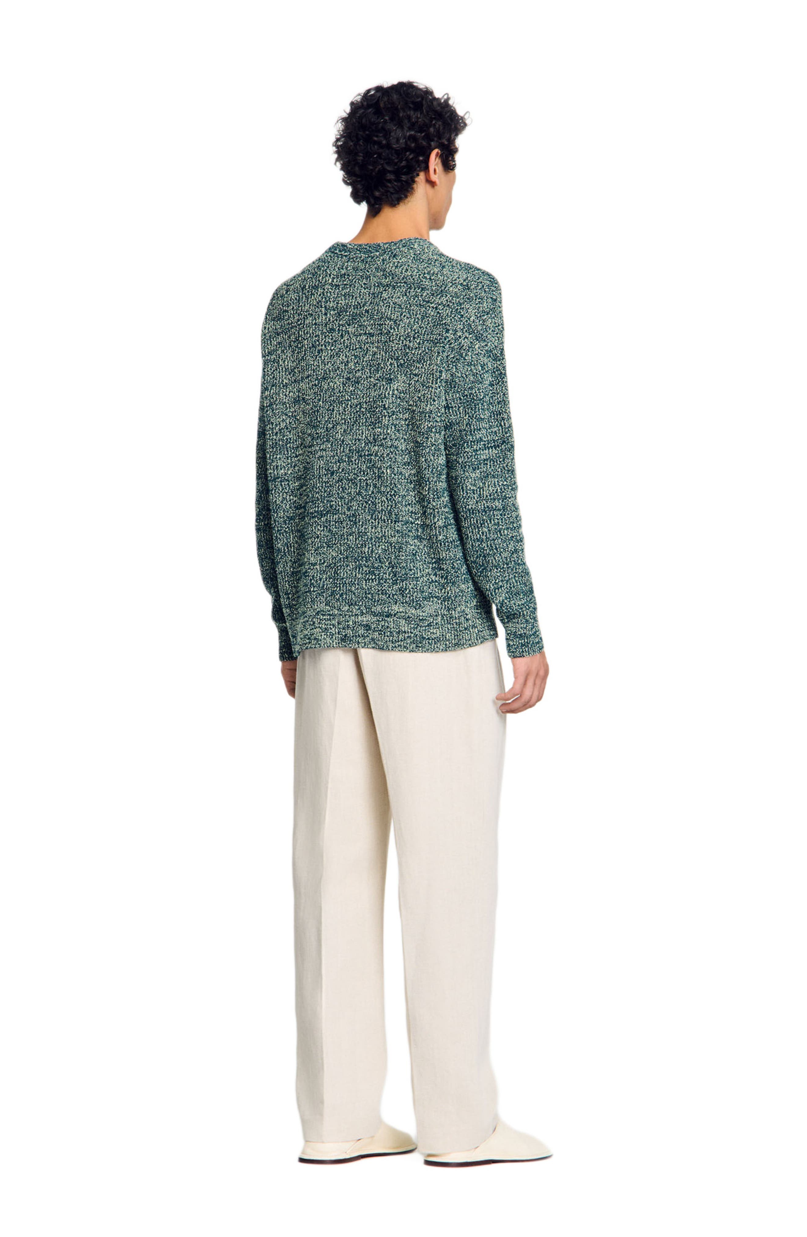 SANDRO Chenille sweater in Super Green at Nordstrom - 2