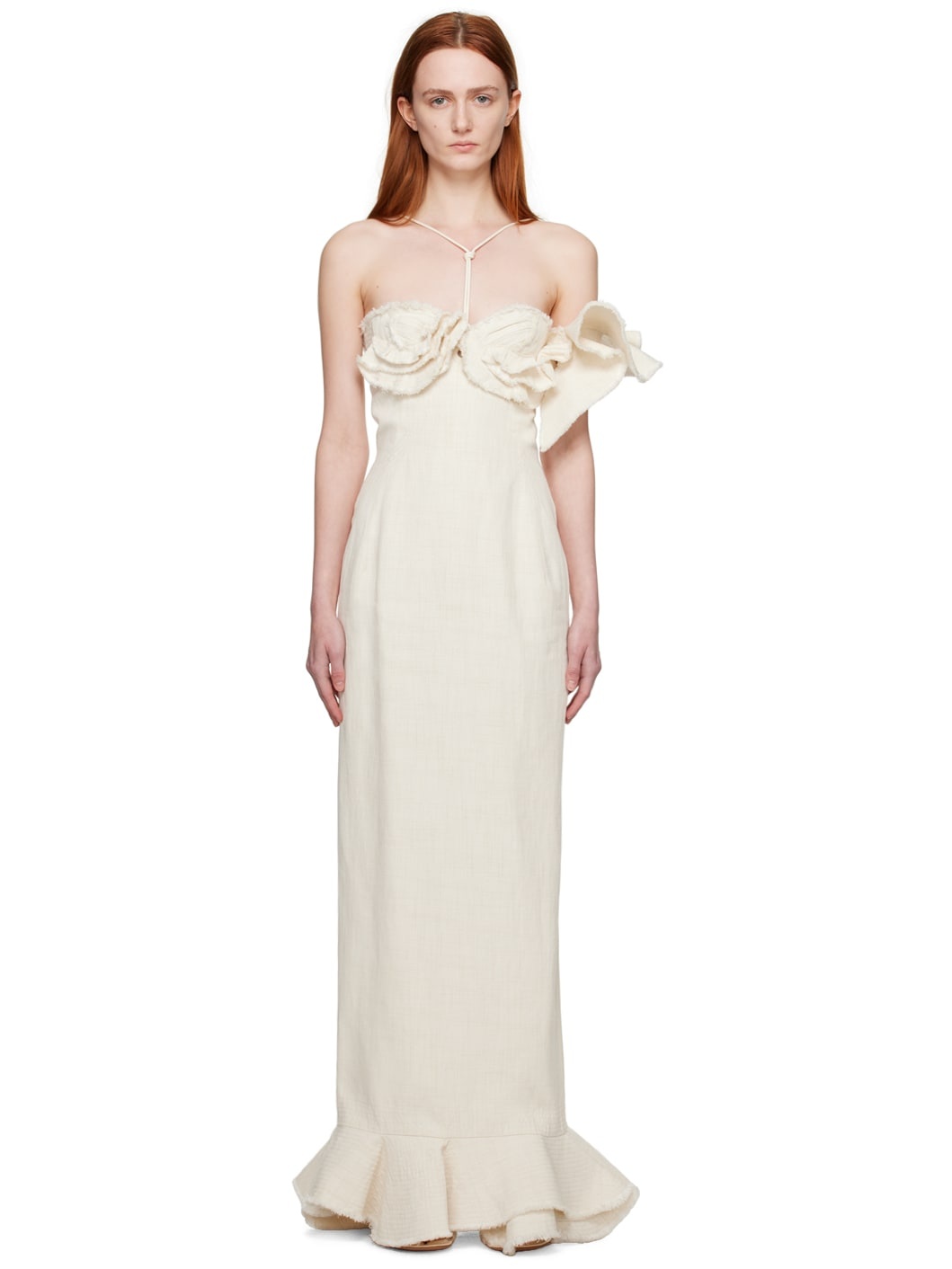 Off-White Le Raphia 'La Robe Artichaut' Maxi Dress - 1