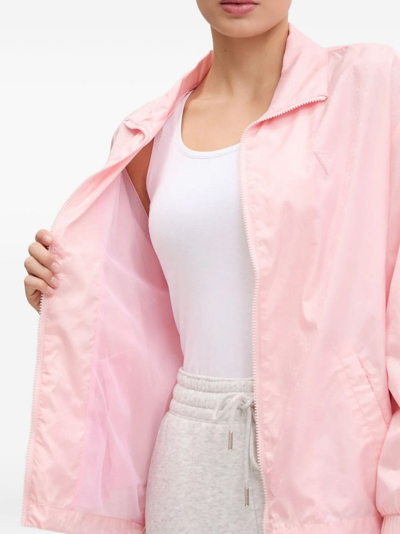 logo-print zip-up jacket 5