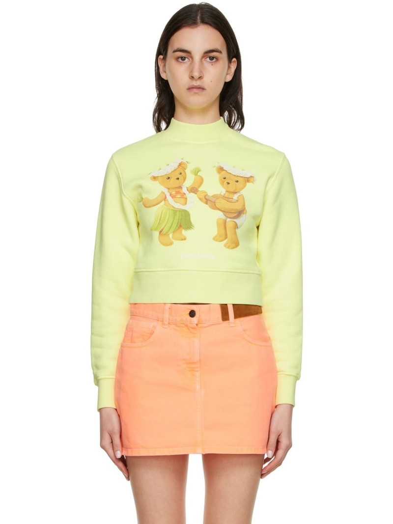 Yellow Cotton Sweatshirt 1
