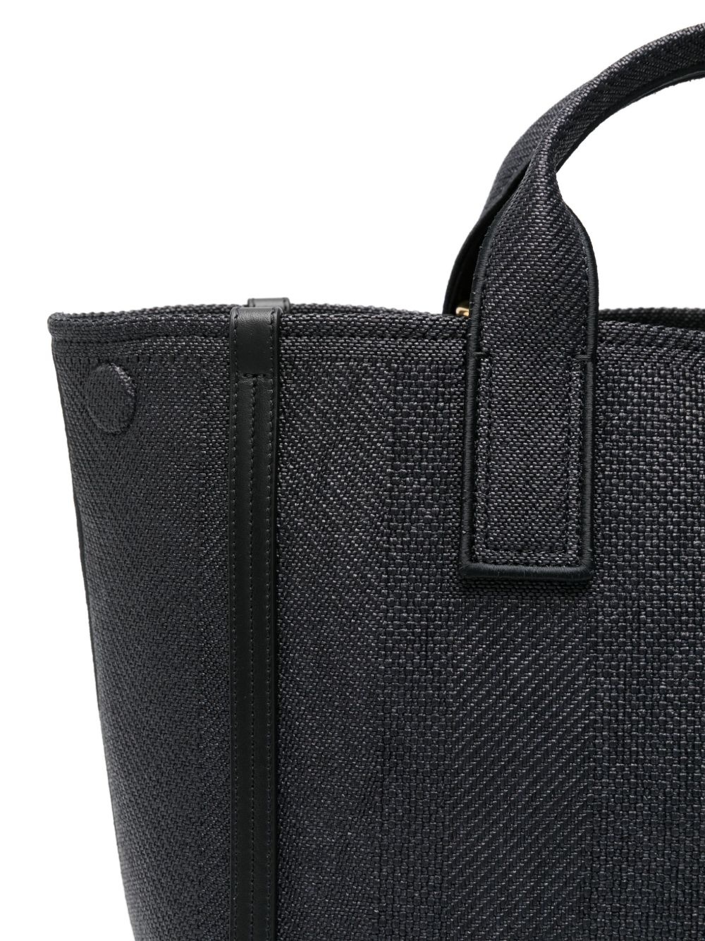 logo-embroidered tote bag - 4
