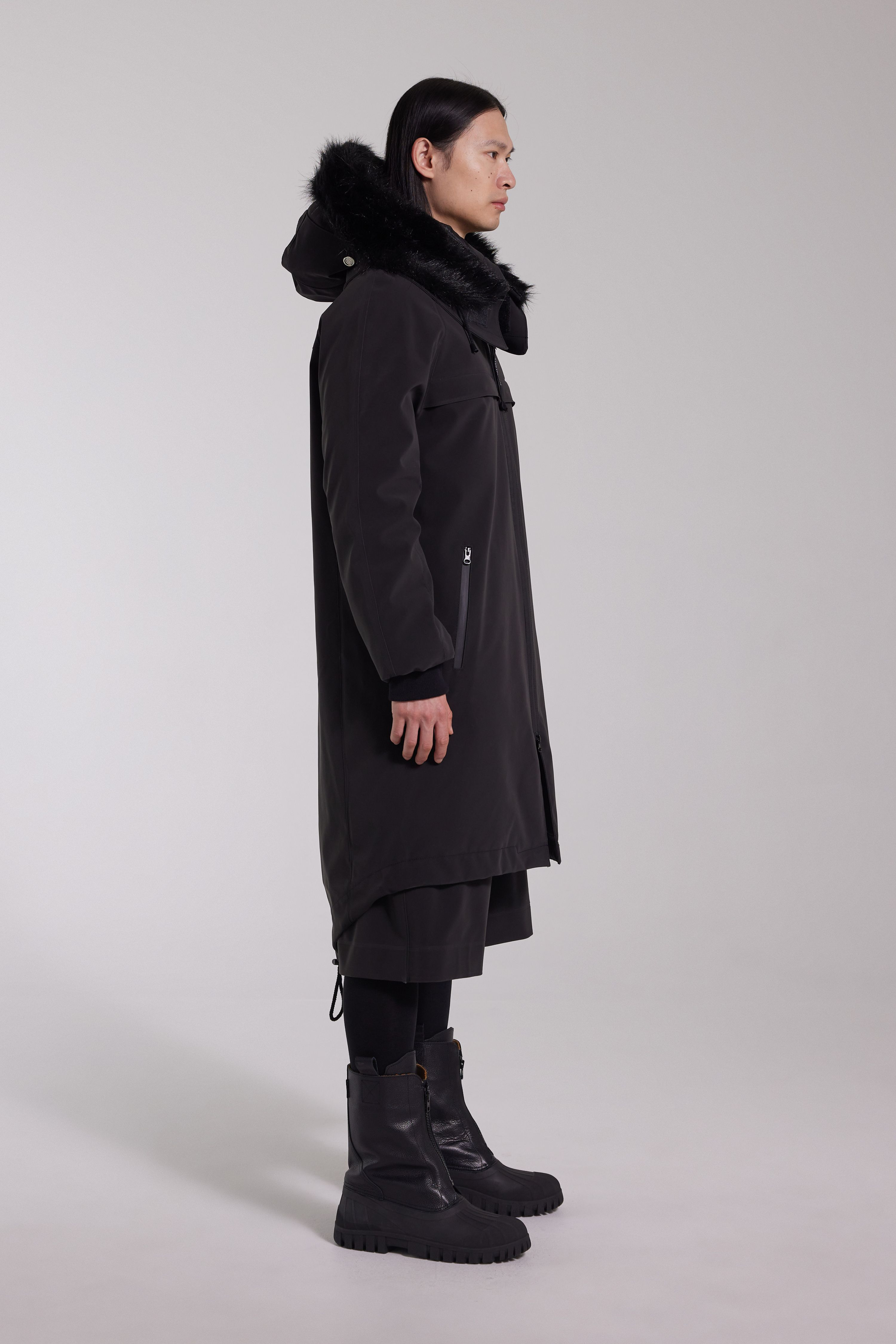 Kalix Matte Parka Black - 3