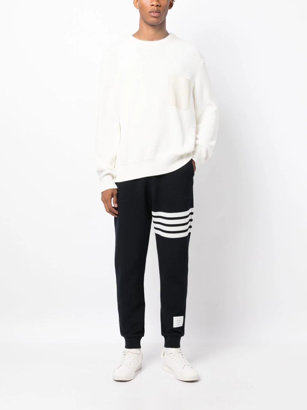 Sweatpants With 4Bar In Cotton - 2