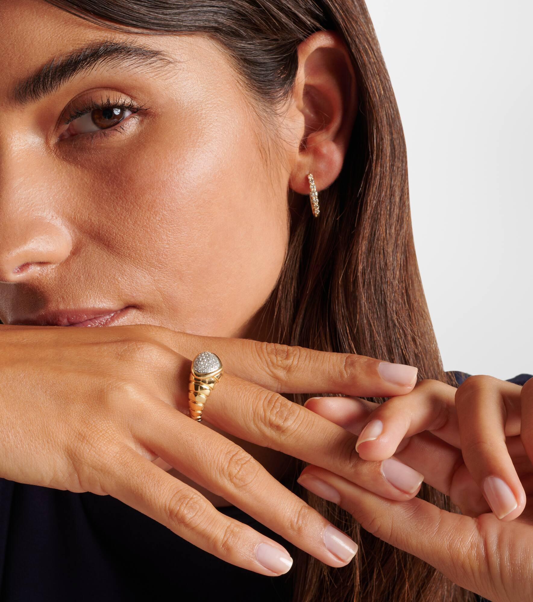 Timo 18kt gold ring with diamonds - 3