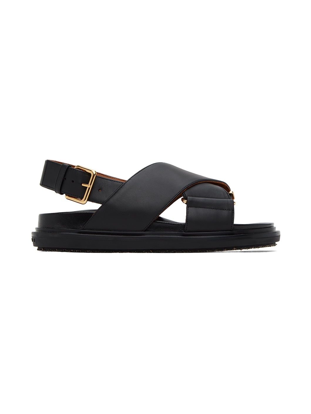 Black Fussbett Sandals - 1