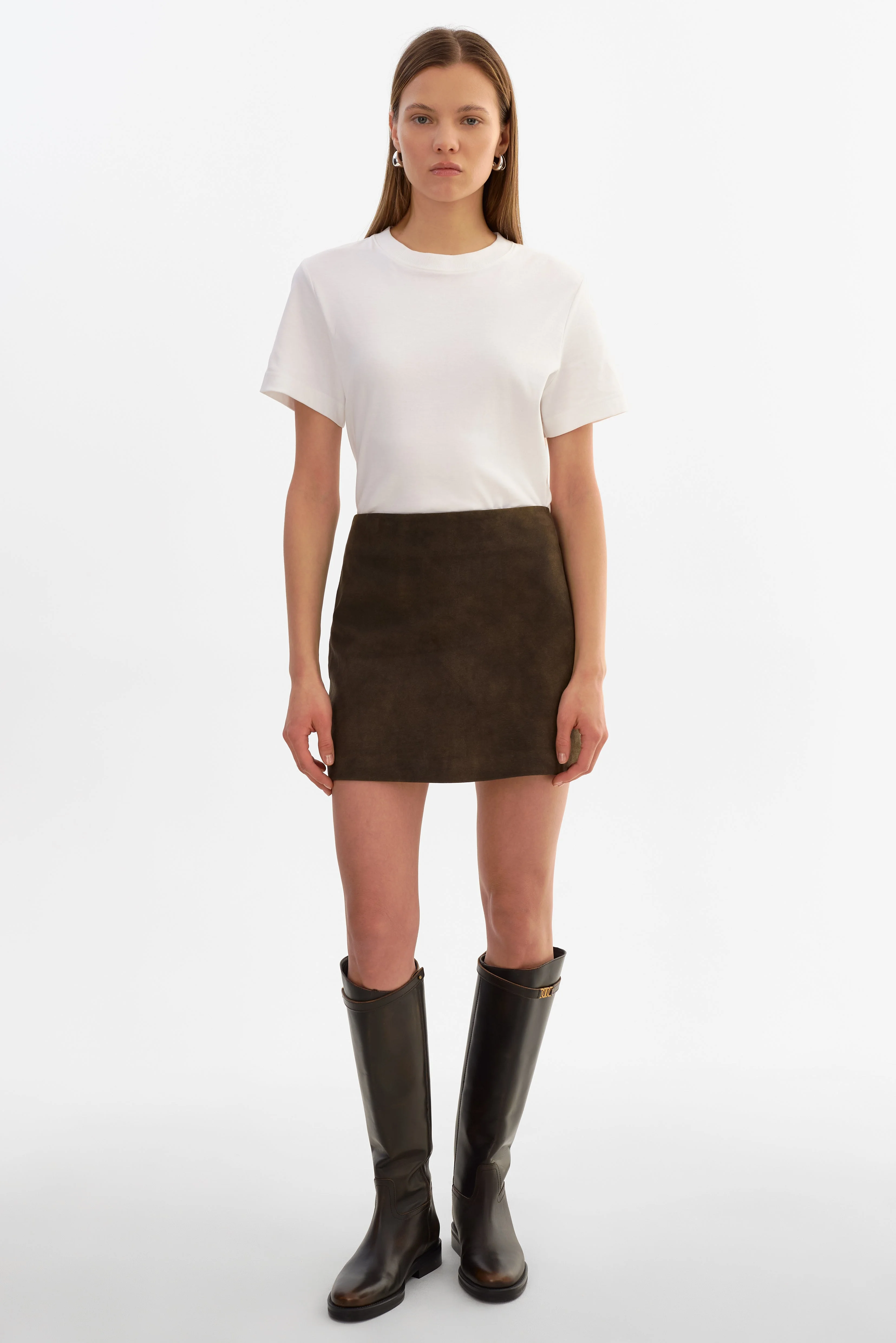 JORDEN | Suede Mini Skirt - 1