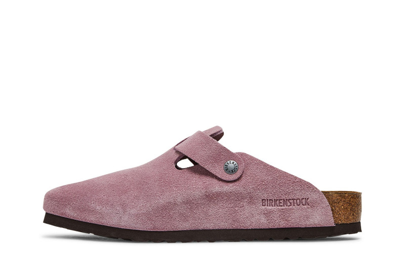BIRKENSTOCK Stussy x Boston Shaggy 'Dusty Pink' outlook