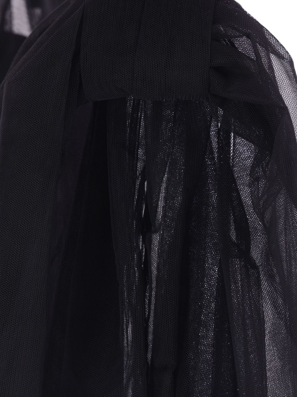 frill-detail tulle skirt - 4