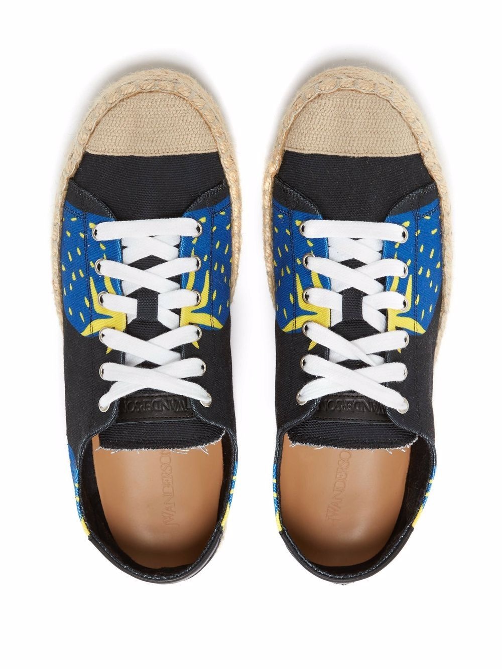 strawberry-print espadrille sneakers - 3
