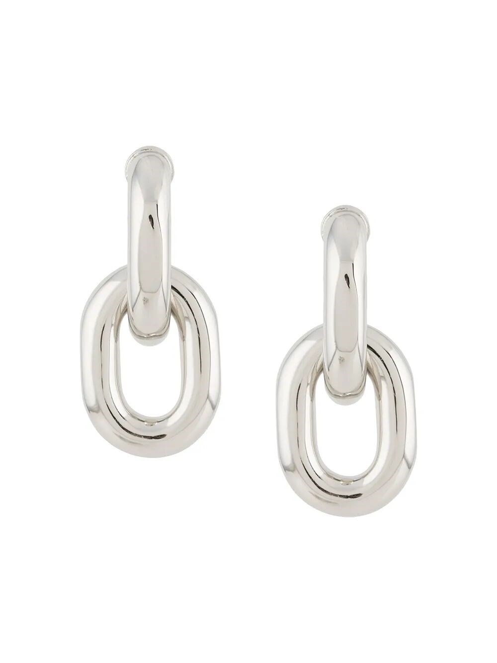 The XL LINK DOUBLE HOOP EARRING by PACO RABANNE is a stunning piece of jewellery designed for the mo - 1