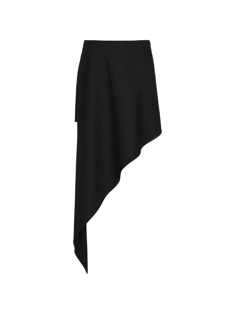 pointed asymmetric skirt - 1